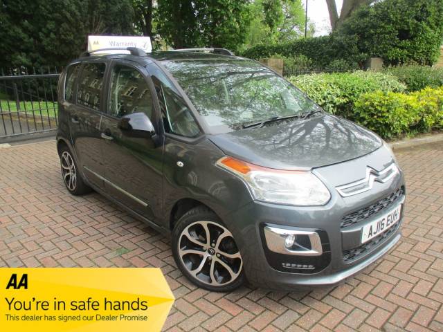 Citroen C3 Picasso 1.2 PureTech Platinum 5dr FSH Bluetooth Alloys MPV Petrol Grey