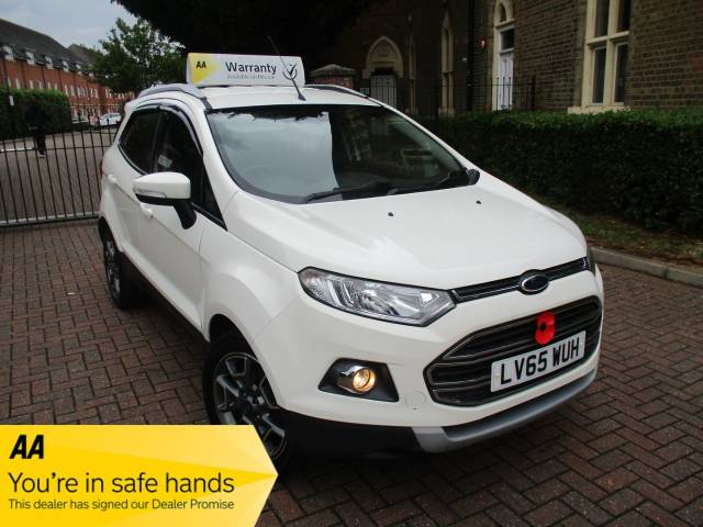 Ford Ecosport 1.0 EcoBoost Titanium 5dr Bluetooth Alloys A/C Hatchback Petrol Pearl White