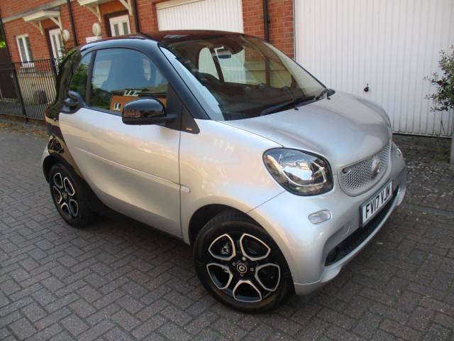 2017 Smart Fortwo Coupe 1.0 Prime Premium 2dr SH NAV Leather Panoramic Roof