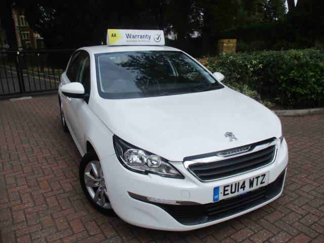 Peugeot 308 1.6 THP Active 5dr FSH Satnav Bluetooth Hatchback Petrol Pearl White