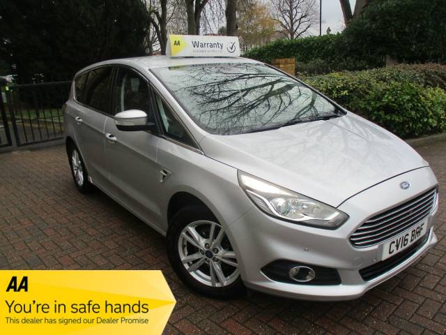 Ford S-MAX 1.5 EcoBoost Titanium 7 Seater  1 Owner FSH Satnav Bluetooth MPV Petrol Metallic Silver