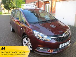 VAUXHALL ZAFIRA 2018 (18) at Mex Cars Sales Isleworth