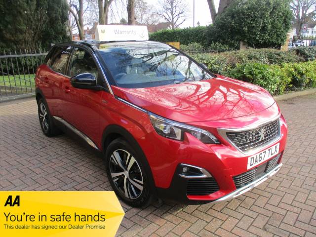 Peugeot 3008 1.2 PureTech GT Line 5dr SH Satnav Bluetooth Alloys Hatchback Petrol Metallic Burgundy