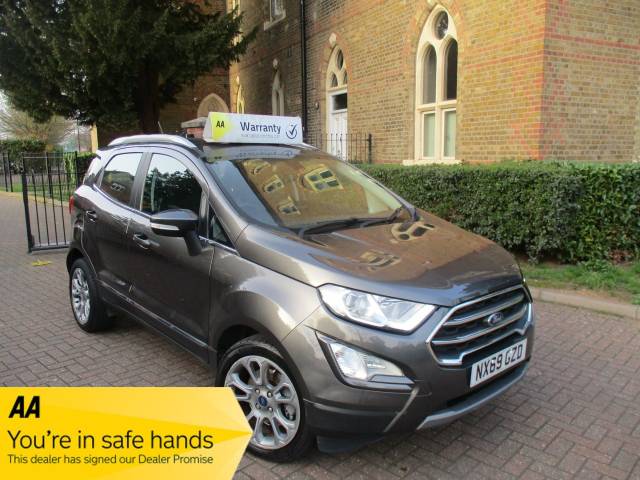Ford Ecosport 1.0 EcoBoost 125 Titanium 5dr Low Mileage Satnav Bluetooth Alloys Hatchback Petrol Metallic Grey