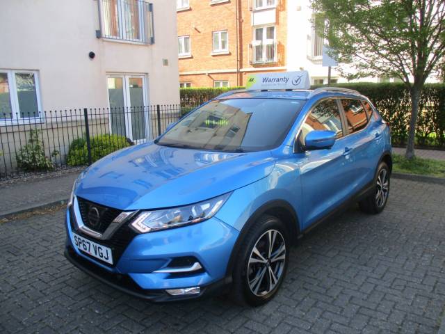 2017 Nissan Qashqai 1.2 DiG-T N-Connecta 5dr FSH Satnav Bluetooth