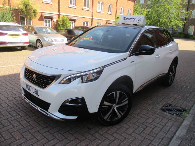Peugeot 3008 1.2 PureTech GT Line 5dr SH Satnav Bluetooth Alloys Hatchback Petrol Pearl White