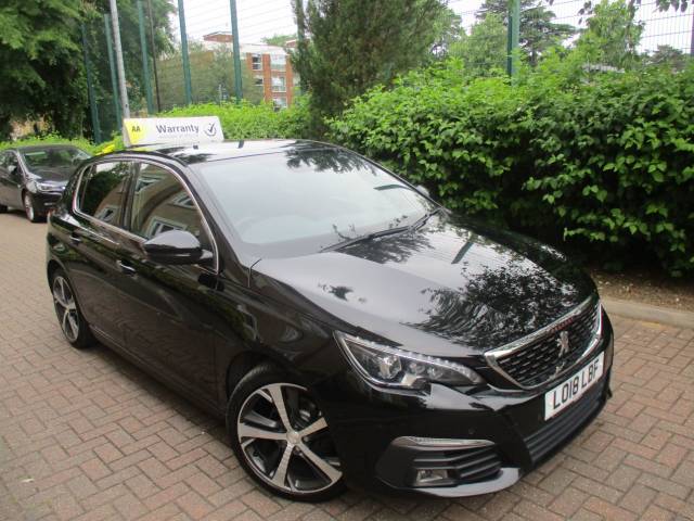 Peugeot 308 1.2 PureTech 130 GT Line 5dr Hatchback Petrol Metallic Black