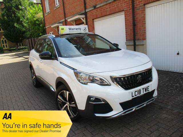 Peugeot 3008 1.2 PureTech Allure 5dr FSH Satnav Bluetooth Hatchback Petrol Pearl White