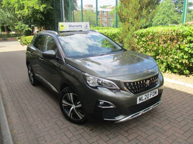 Peugeot 3008 1.2 PureTech Allure 5dr FSH New Timing Belt Satnav Bluetooth Hatchback Petrol Metallic Grey