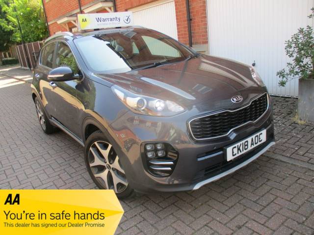 Kia Sportage 1.6T GDi GT-Line 5dr Full Service History Leather Bluetooth Sat Nav Estate Petrol Silver