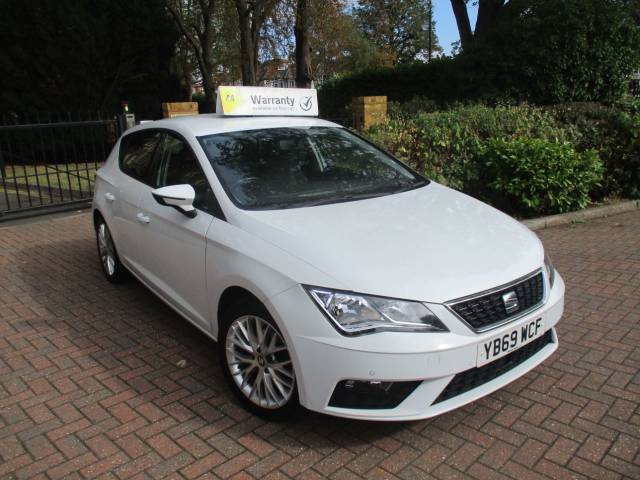 SEAT Leon 1.5 TSI EVO SE Dynamic [EZ] 5dr Hatchback Petrol White